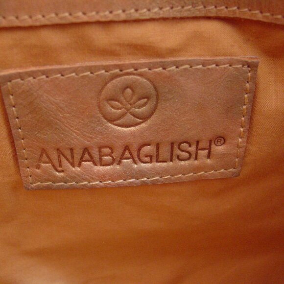 SUNDANCE ANABAGLISH Sunblossom $160 Caramel Leather Tote Bag - HAND MADE - Picture 12 of 13